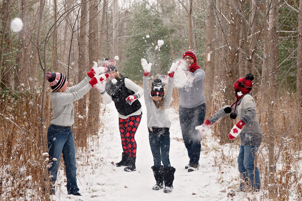 winter family photos