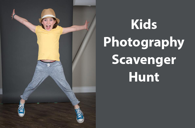 Kids photography scavenger hunt